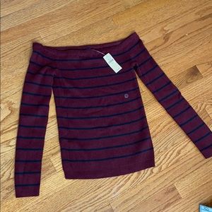 NWT- American eagle striped sweater